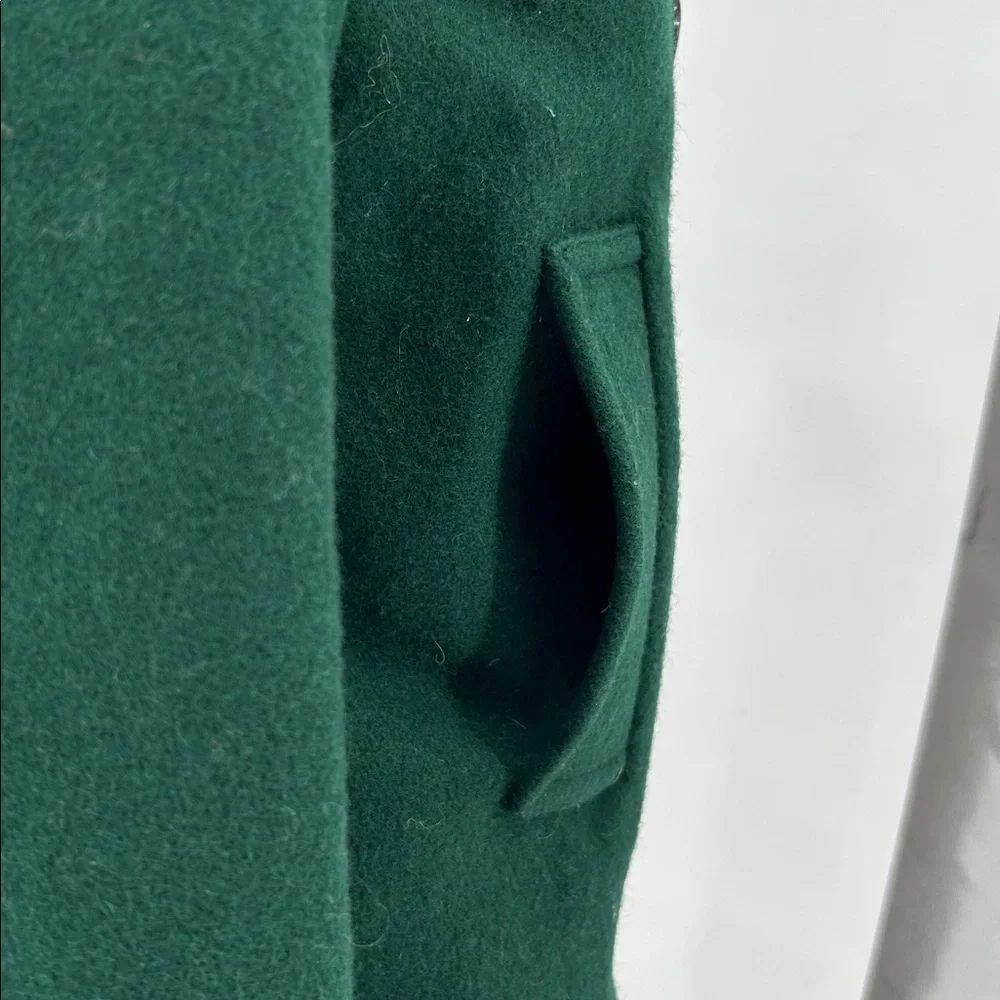 VTG Fidelity Green Wool Peacoat Women XS Military Double Breasted Made USA - Picture 7 of 15